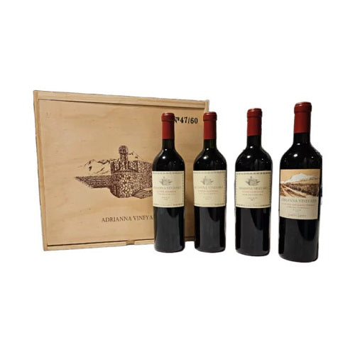 Estuche Adrianna Vineyards 100 Puntos x 4 Unidades